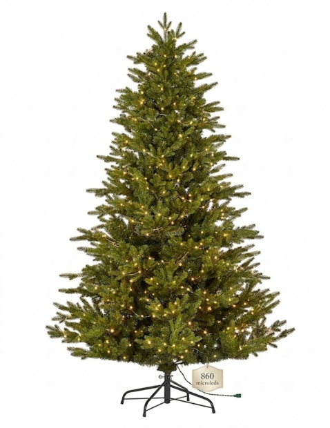 Greenhaven Winter Colletion Premium mix PE/PVC - Kunstkerstboom - 240 cm - 860 LED's &ndash; Prelit