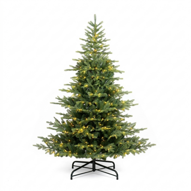 A Perfect Christmas Chicago - Kunstkerstboom - 180 cm hoog - warm witte Leds - mix PE