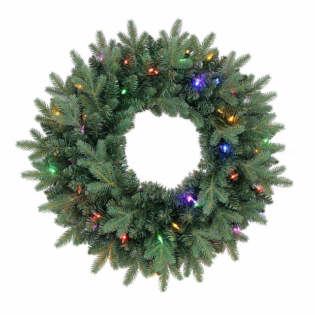 National Tree Company Everton - Kerstkrans - 61 cm - Dual LED