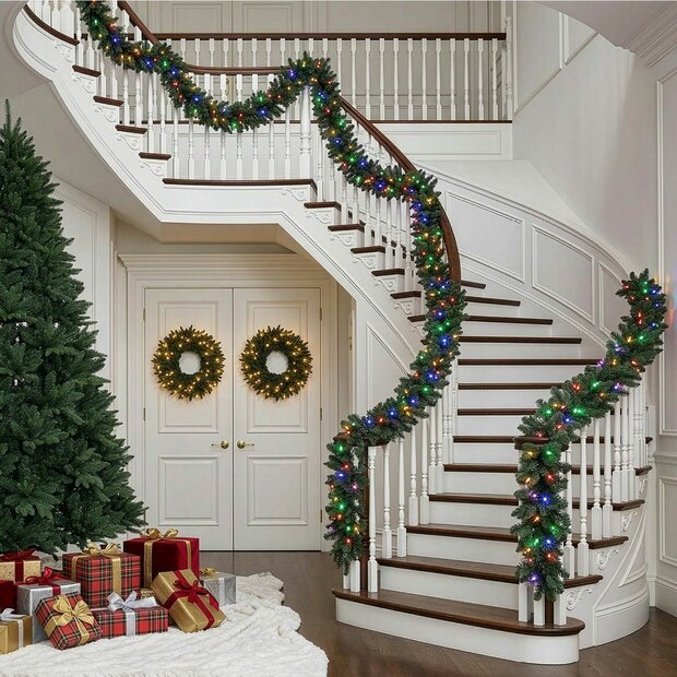 National Tree Company Everton - Guirlande - 30x274 cm - Dual LED