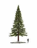 Pine tree extra kunstkerstboom 7 meter mix PE indoor